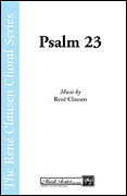 Psalm 23 SATB choral sheet music cover